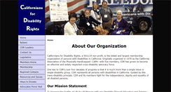 Desktop Screenshot of disabilityrights-cdr.org